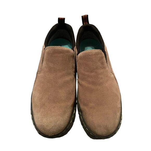 Khombu Liam Men's Brown Casual Leather Slip On Loafers Comfort Shoes Size 9 M - Picture 5 of 12